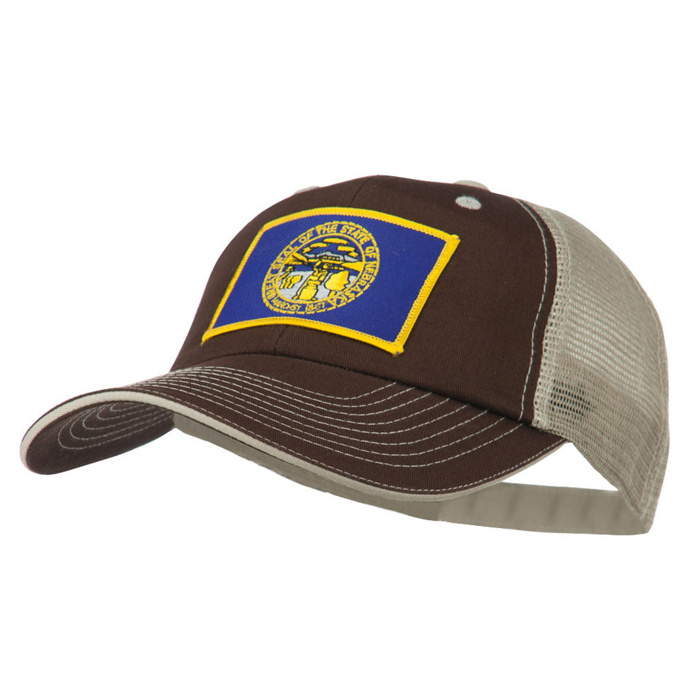 Big Mesh State Nebraska Patch Cap