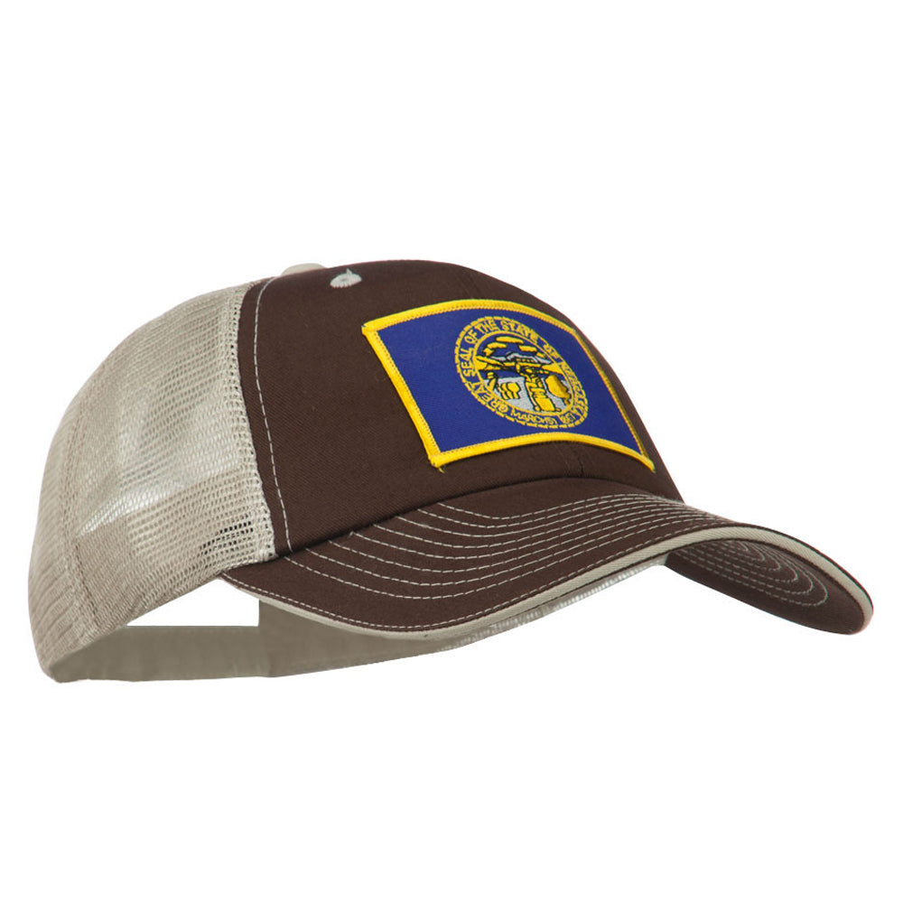 Big Mesh State Nebraska Patch Cap