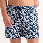 Men’s Premium Compression-Lined Hybrid Shorts – Blue Freedom