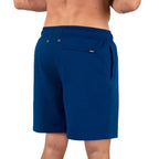 Men’s Premium Compression-Lined Hybrid Shorts – Blue Sapphire