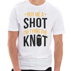 Buy Me A Shot Graphic Design Ring Spun Combed Cotton Short Sleeve Deluxe Jersey T-Shirt