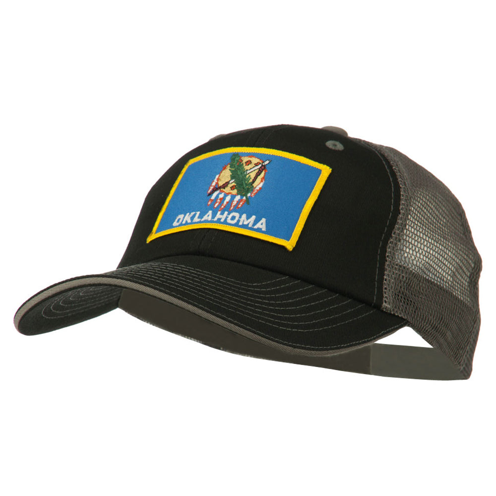 Big Mesh State Oklahoma Patch Cap