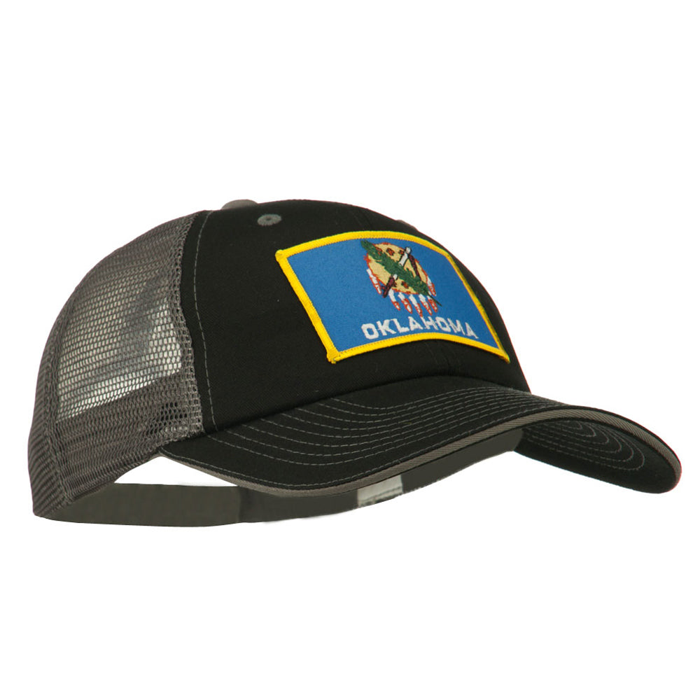 Big Mesh State Oklahoma Patch Cap