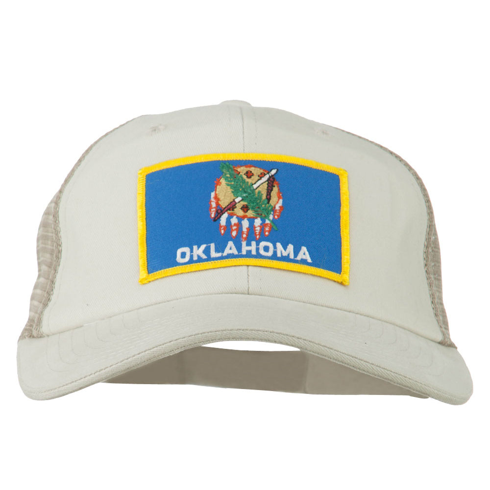 Big Mesh State Oklahoma Patch Cap
