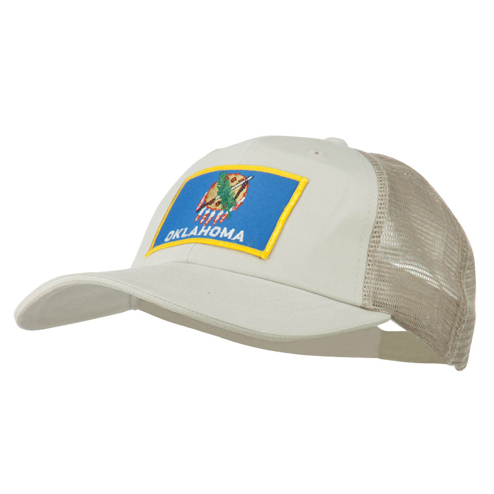 Big Mesh State Oklahoma Patch Cap