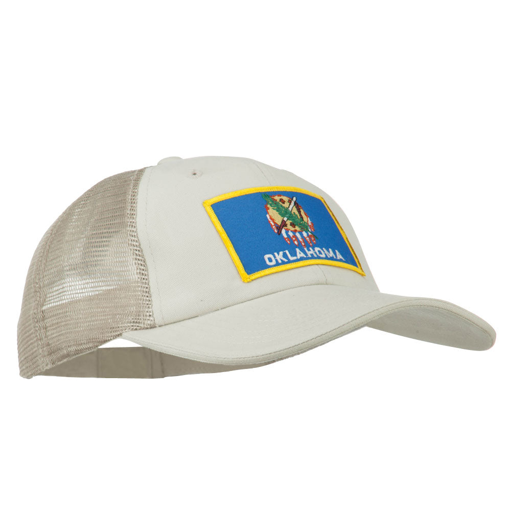 Big Mesh State Oklahoma Patch Cap