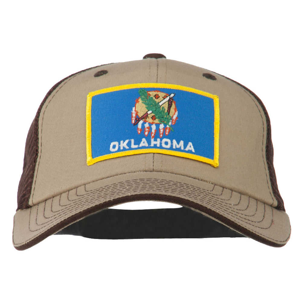 Big Mesh State Oklahoma Patch Cap