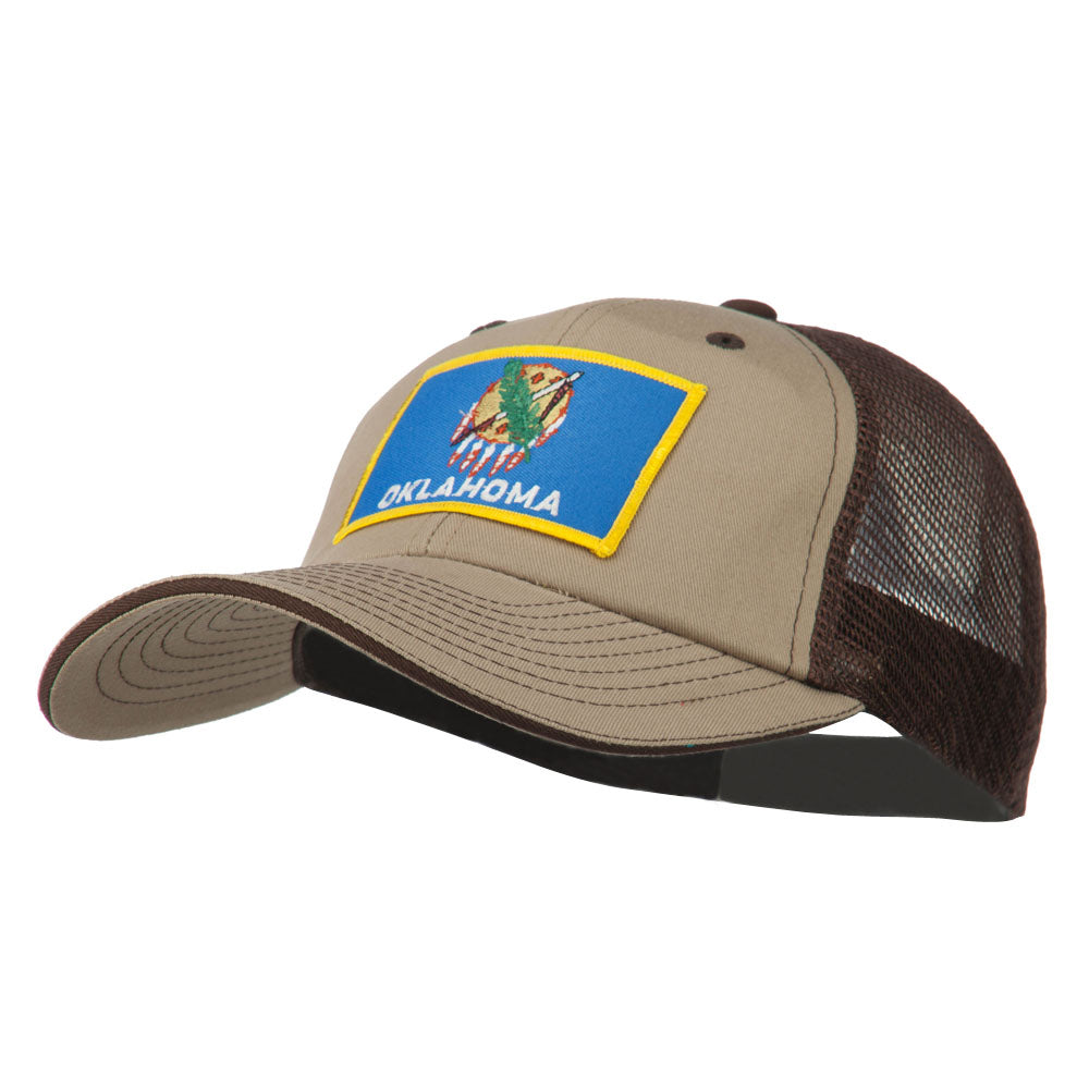 Big Mesh State Oklahoma Patch Cap