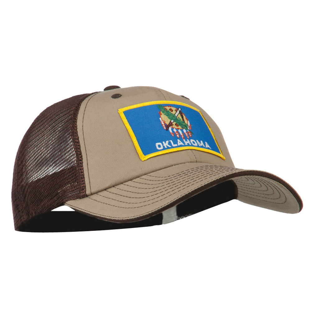 Big Mesh State Oklahoma Patch Cap