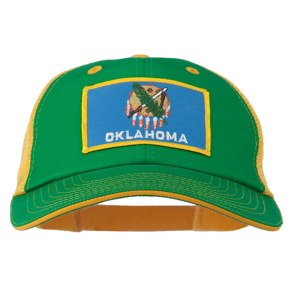 Big Mesh State Oklahoma Patch Cap
