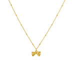 Dainty Bow Pendant Necklace - Sori Style