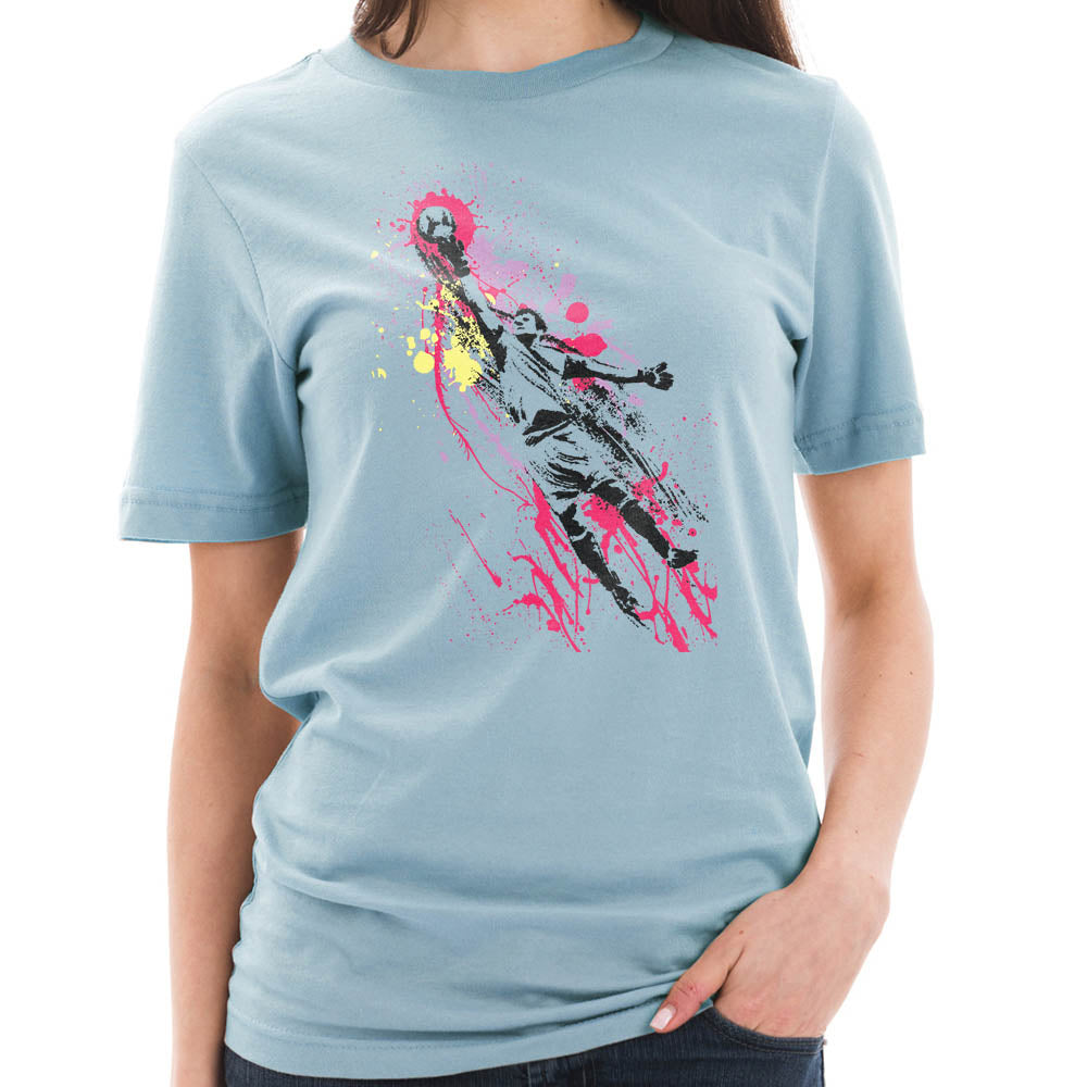 Goal Keeper Graphic Design Deluxe Jersey T-Shirt