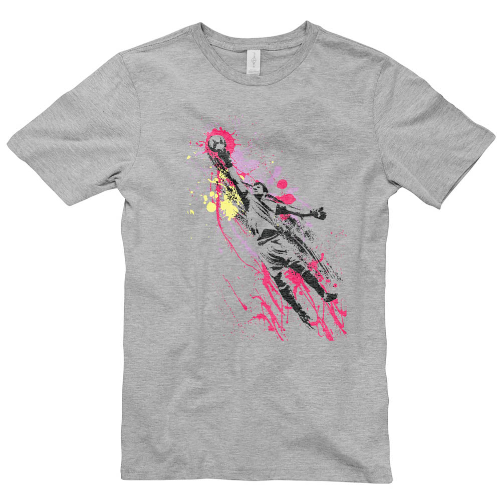 Goal Keeper Graphic Design Deluxe Jersey T-Shirt