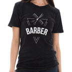 Barber Unisex Ring Spun Cotton Vintage Short Sleeve Crewneck Tee Shirt