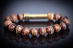 Tibetan Agate Bead Bracelet for Hair Fur or Ash