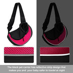 Breathable Mesh Travel Safe Sling Bag Carrier for Pets