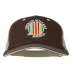 Vietnam Veteran Embroidered Big Size Mesh Cap