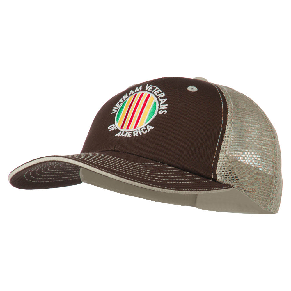 Vietnam Veteran Embroidered Big Size Mesh Cap