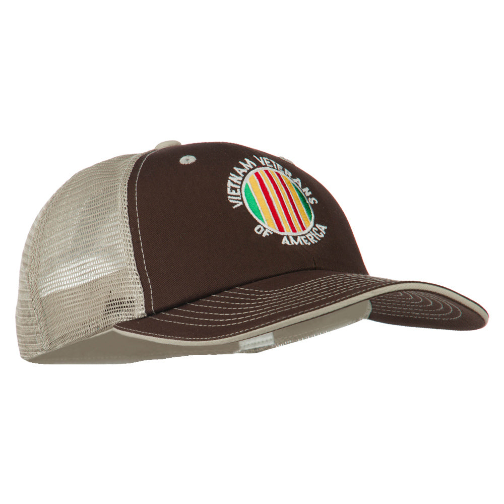 Vietnam Veteran Embroidered Big Size Mesh Cap