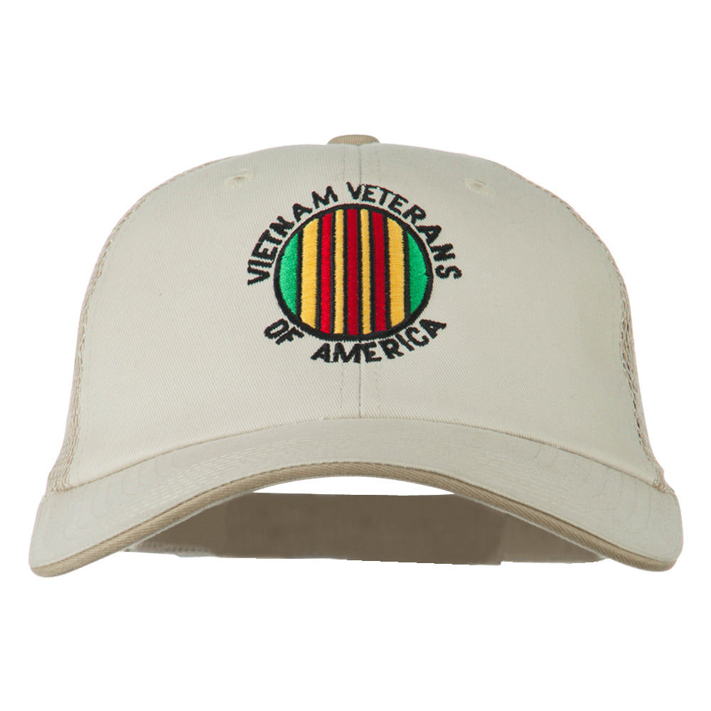 Vietnam Veteran Embroidered Big Size Mesh Cap
