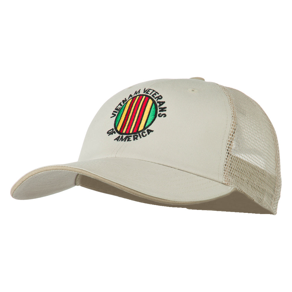 Vietnam Veteran Embroidered Big Size Mesh Cap