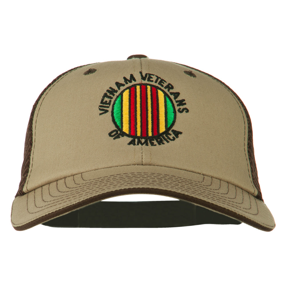 Vietnam Veteran Embroidered Big Size Mesh Cap