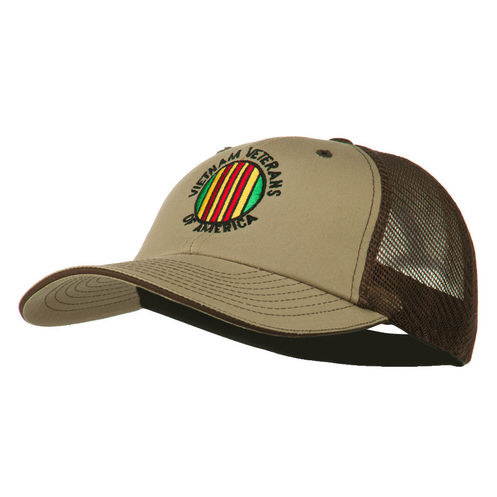 Vietnam Veteran Embroidered Big Size Mesh Cap