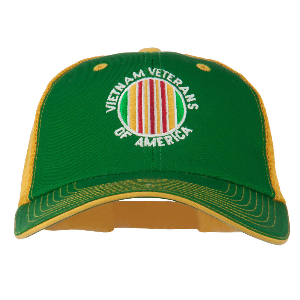 Vietnam Veteran Embroidered Big Size Mesh Cap