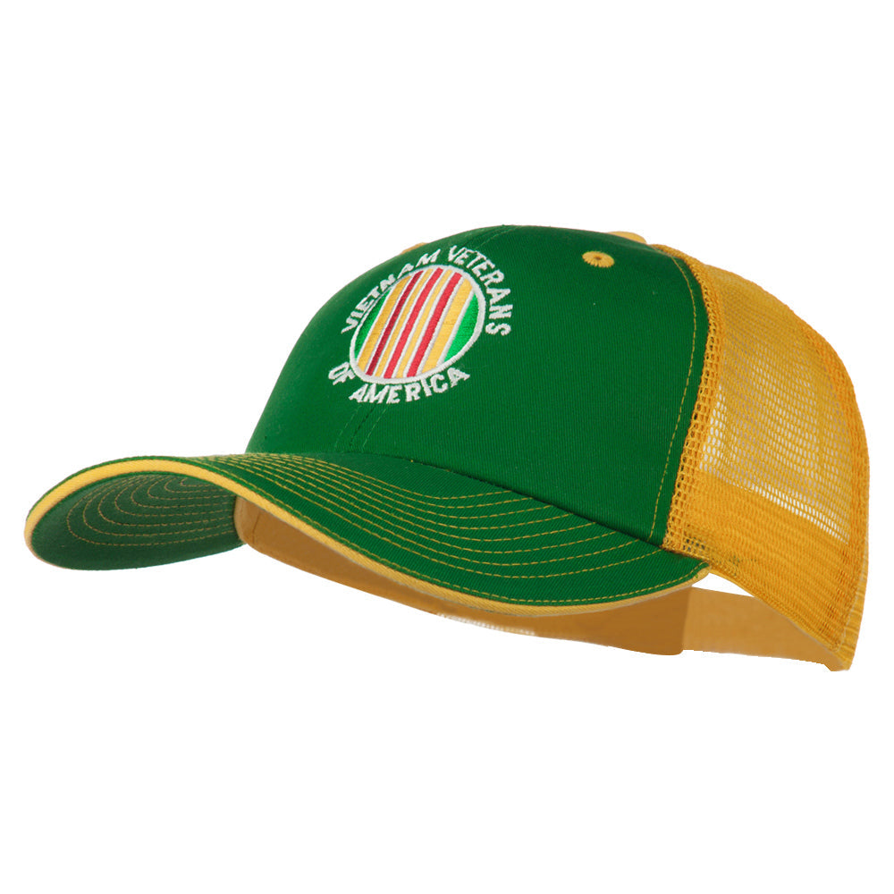 Vietnam Veteran Embroidered Big Size Mesh Cap
