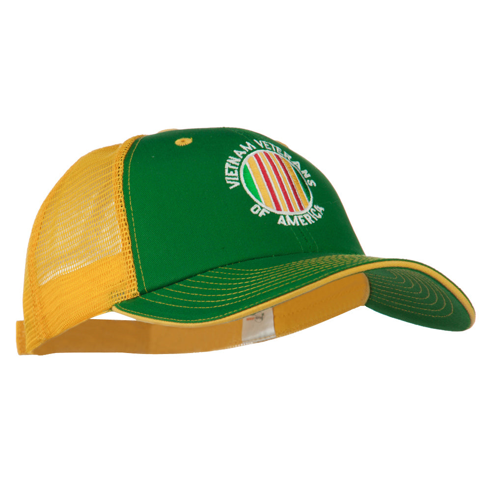 Vietnam Veteran Embroidered Big Size Mesh Cap