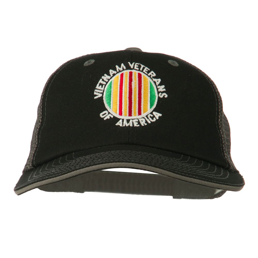 Vietnam Veteran Embroidered Big Size Mesh Cap