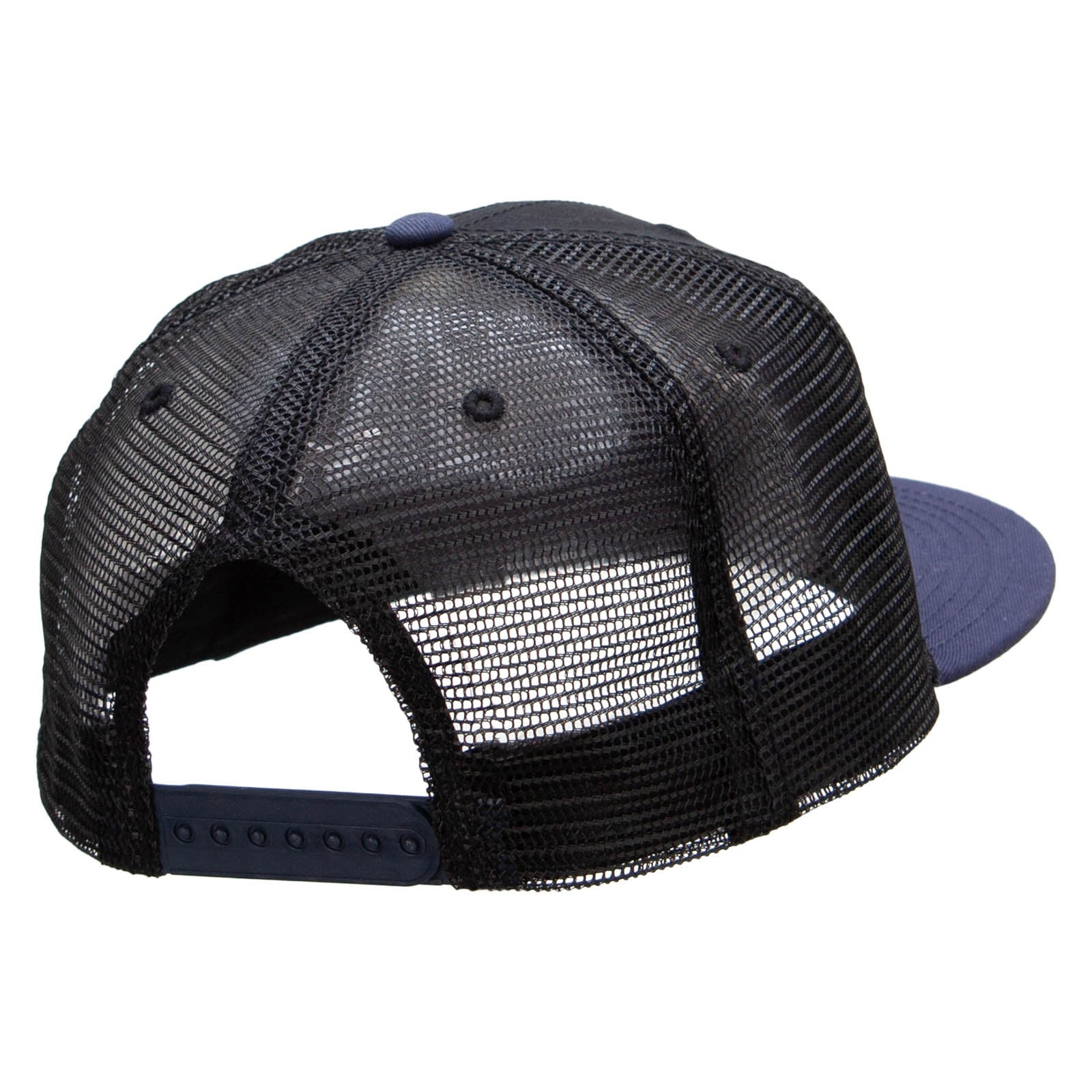 American Grey Flag Patched Big Size Flat Bill Trucker Cap