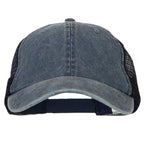 Big Size Washed Pigment Dyed Twill Trucker Cap