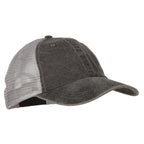 Big Size Washed Pigment Dyed Twill Trucker Cap