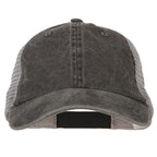 Big Size Washed Pigment Dyed Twill Trucker Cap