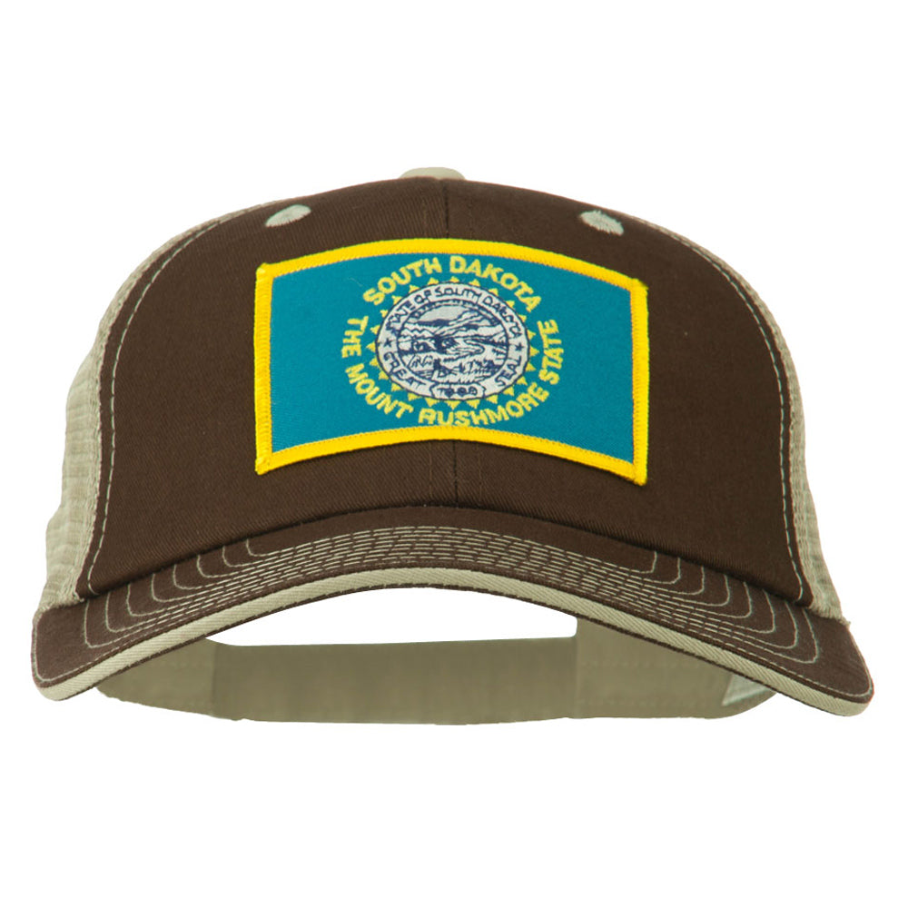 Big Mesh State South Dakota Patch Cap