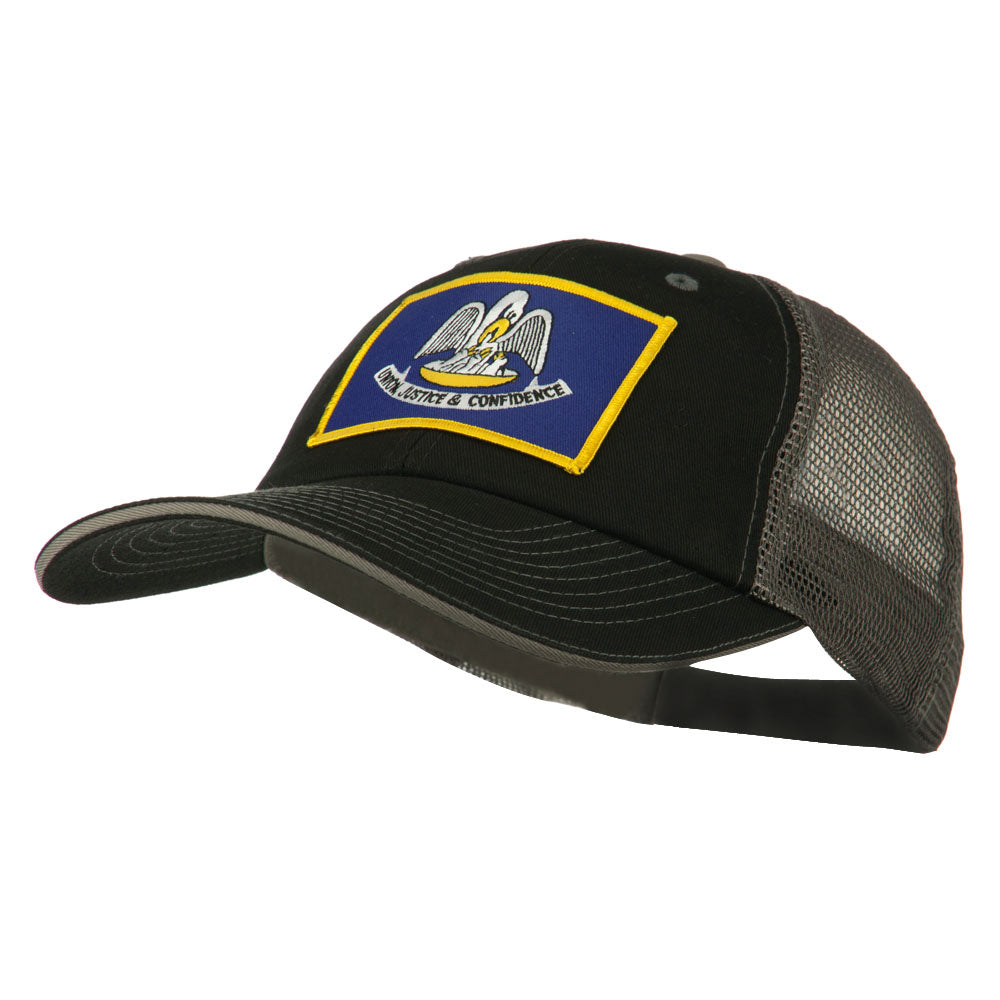 Big Mesh State Louisiana Patch Cap