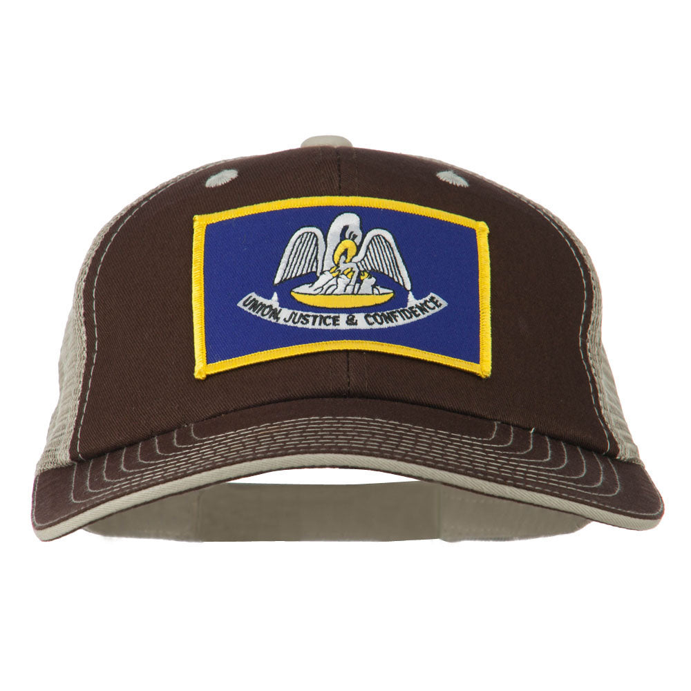 Big Mesh State Louisiana Patch Cap