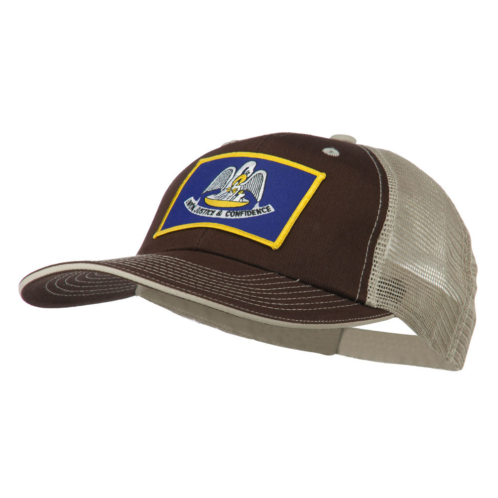 Big Mesh State Louisiana Patch Cap