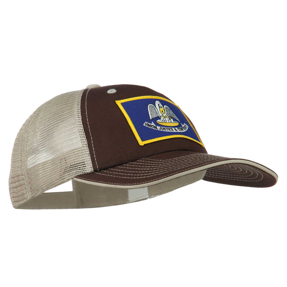 Big Mesh State Louisiana Patch Cap