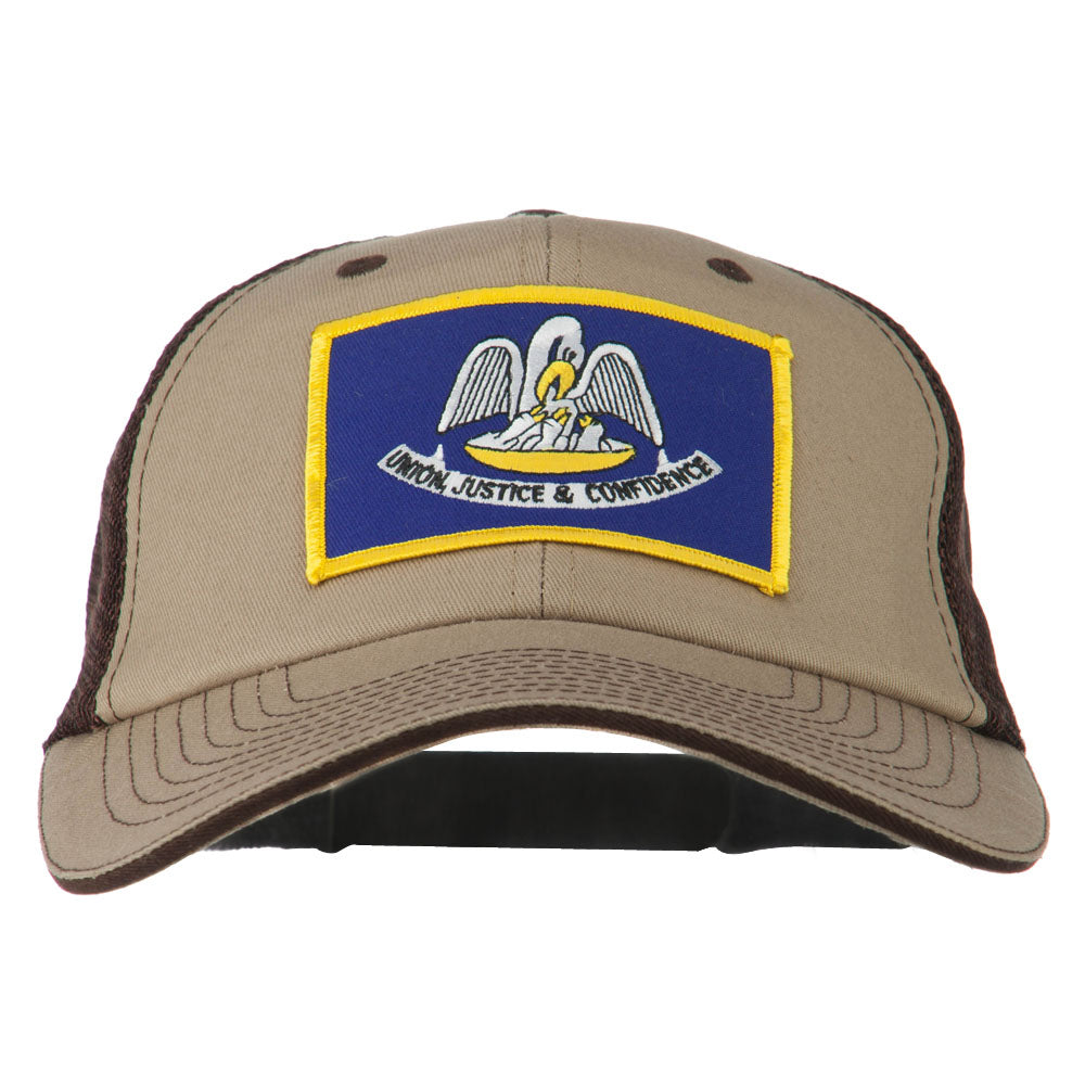 Big Mesh State Louisiana Patch Cap