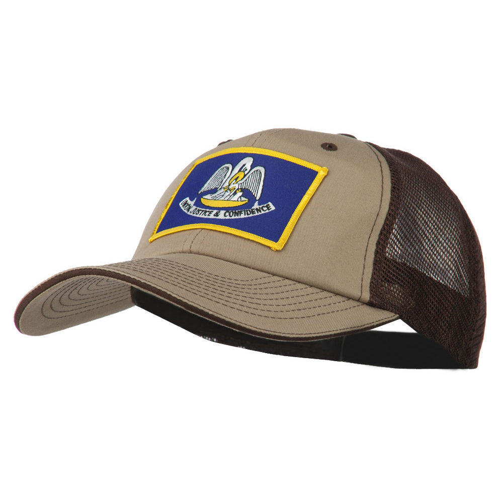 Big Mesh State Louisiana Patch Cap