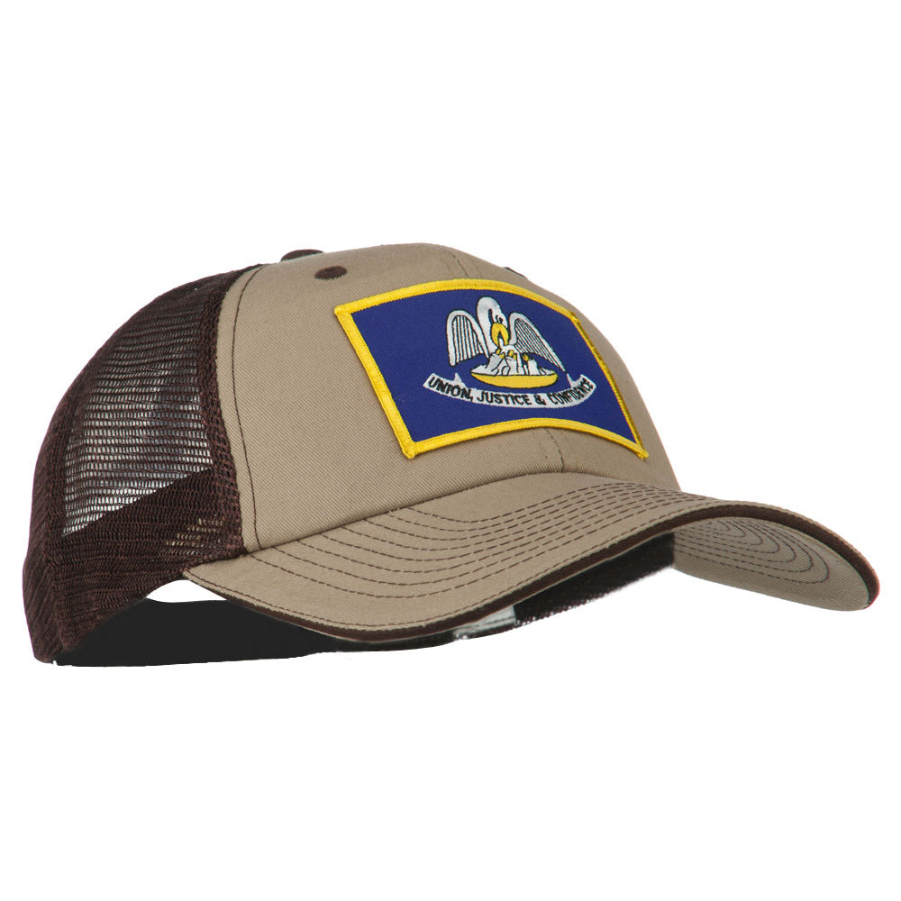 Big Mesh State Louisiana Patch Cap