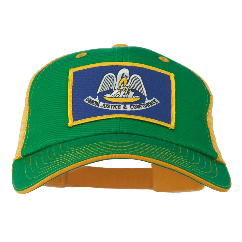 Big Mesh State Louisiana Patch Cap