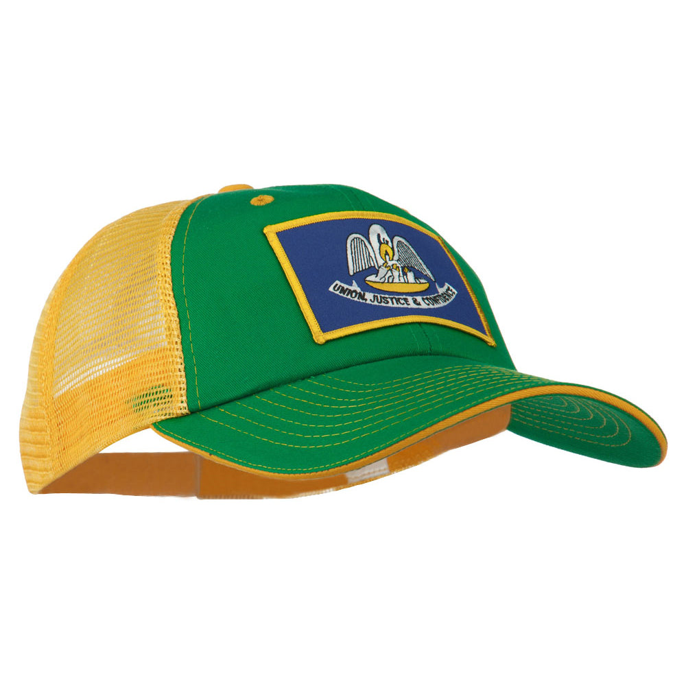 Big Mesh State Louisiana Patch Cap