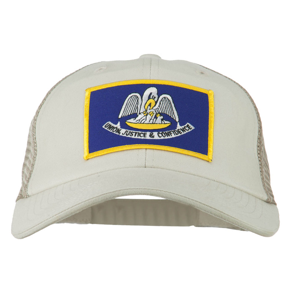Big Mesh State Louisiana Patch Cap
