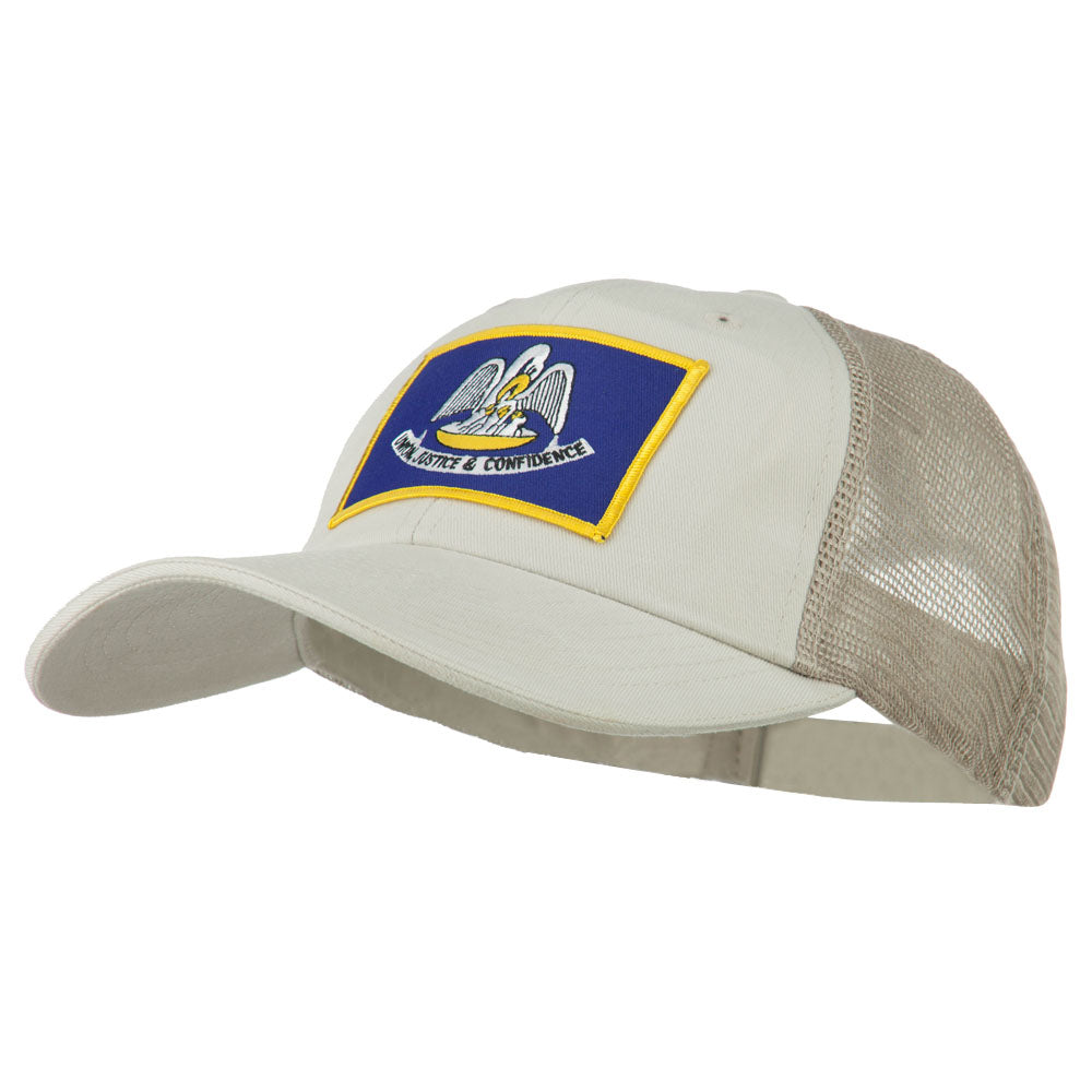 Big Mesh State Louisiana Patch Cap