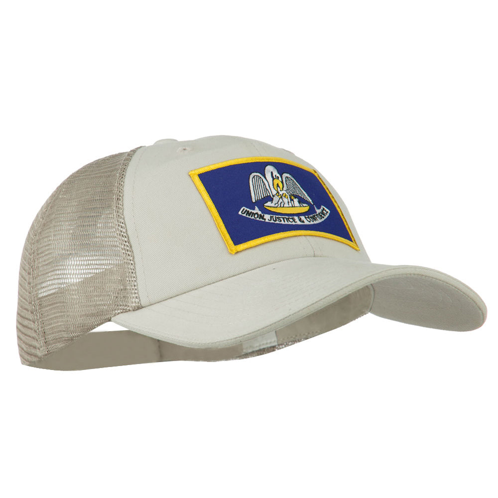 Big Mesh State Louisiana Patch Cap