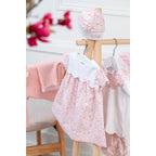 BUTTERFLY | Baby Girls Pink Cotton Hat