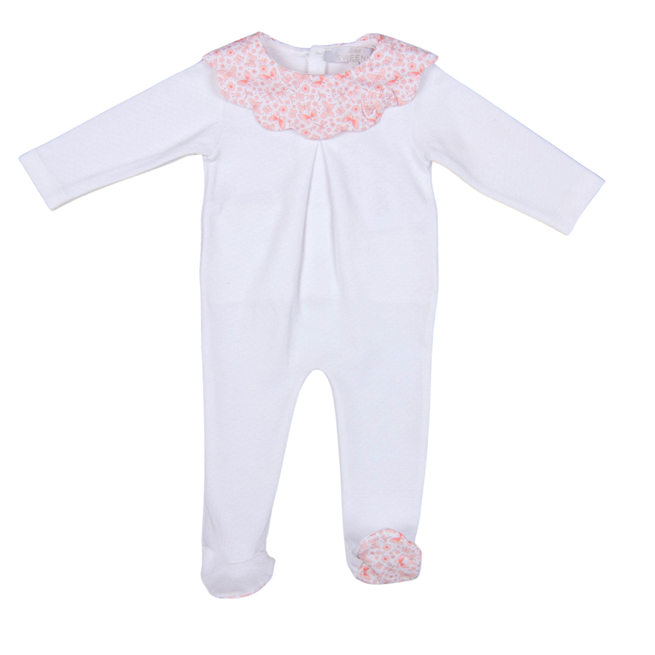 BUTTERFLY | White Cotton All-in-one